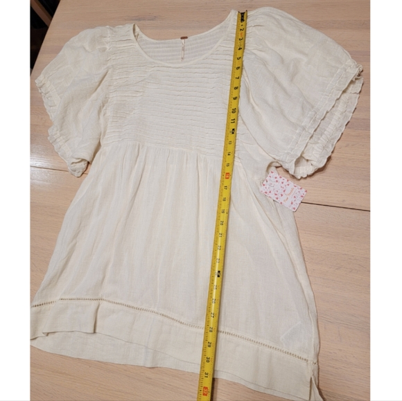Free People Elsie Puff Sleeve Tunic in White - Picture 13 of 14